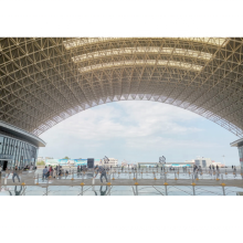 Estrutura de aço pré -fabricada Space Frame Treus Waiting Hall for Railway Station